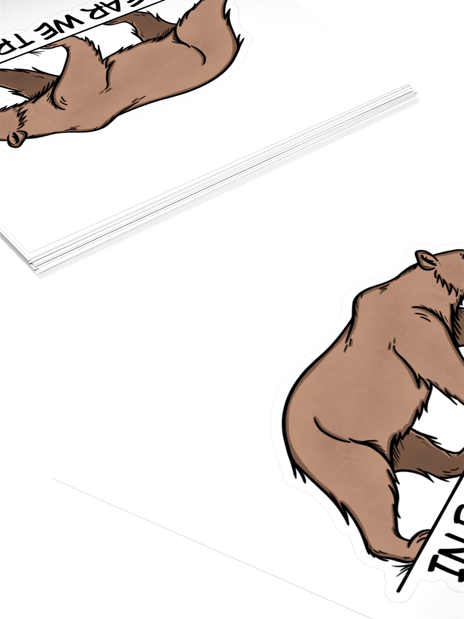 In Bear We Trust Kiss Cut Sticker product image (4)