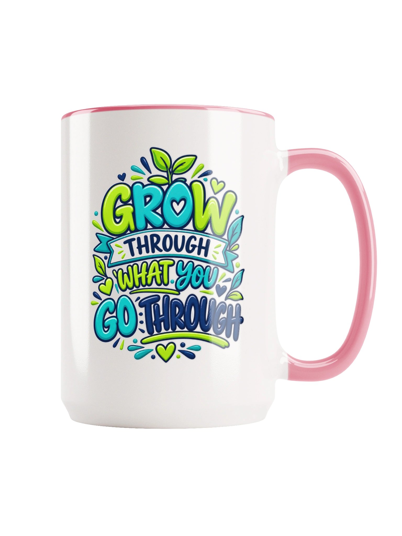 15 oz. Inspirational Mug - Grow Through What You Go Through product image (1)