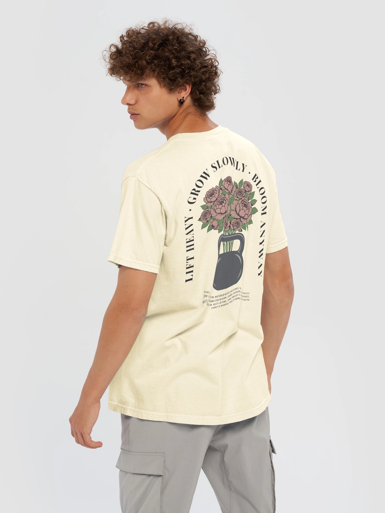 Bloom Anyway Oversized Gym Tee | Pump Cover product image (11)