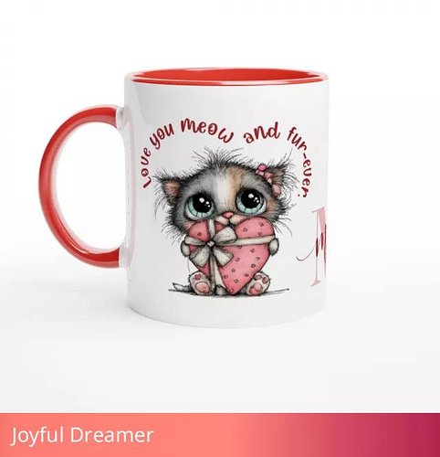 Personalized 11oz Ceramic Mug | Love you meow and furever - Love Themed👇

Celebrate your love for both your partner and your ...