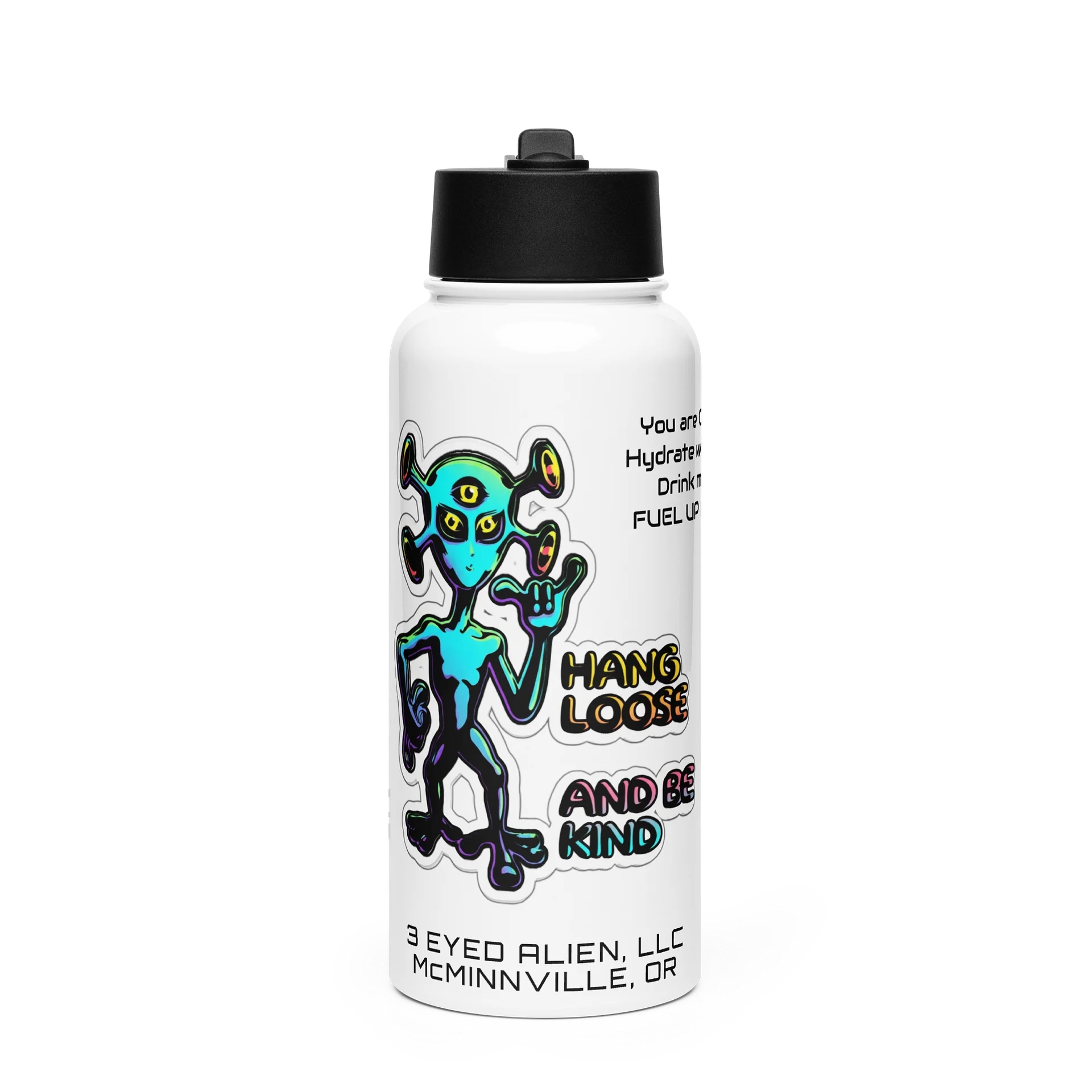 Hang Loose and Be KIND - 32oz Stainless Water Bottle product image (1)