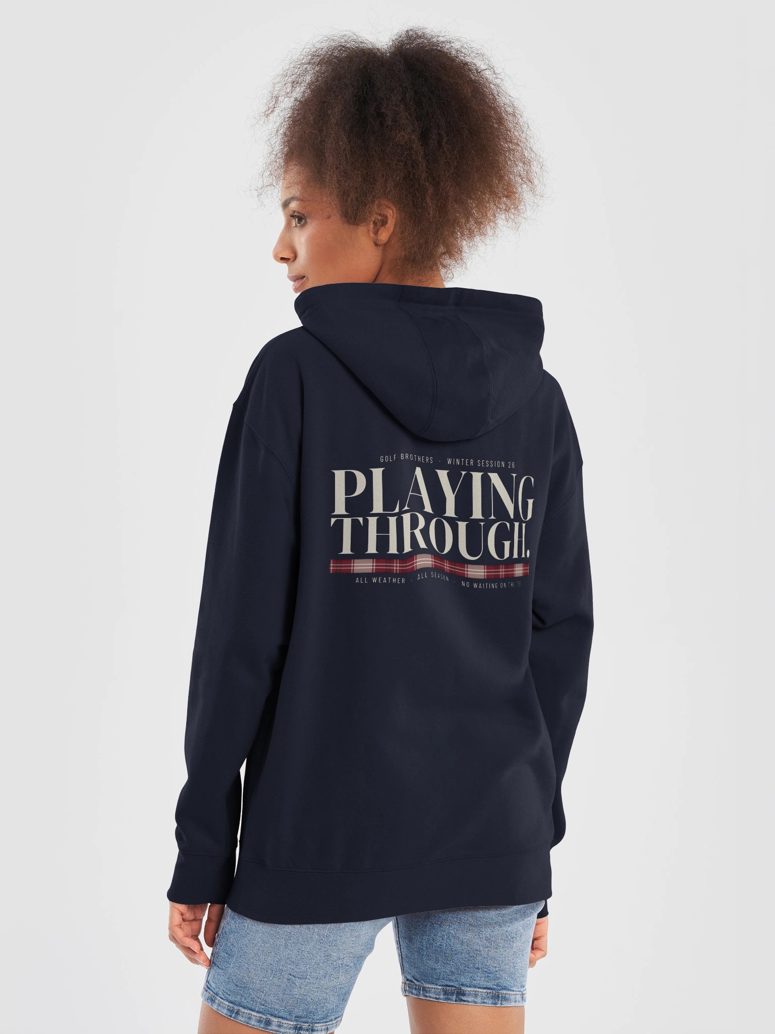 Golf Brothers "Playing Through." Hoodie product image (6)