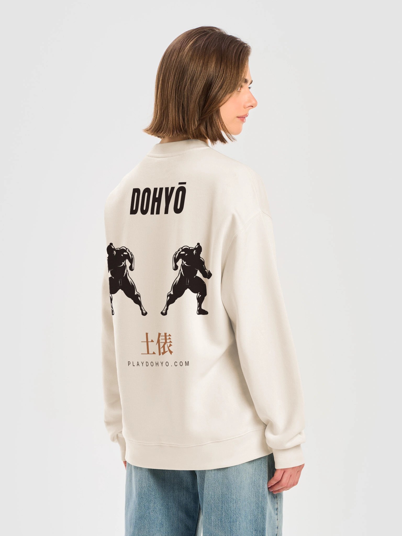 Tachiai Crewneck — Bone product image (1)