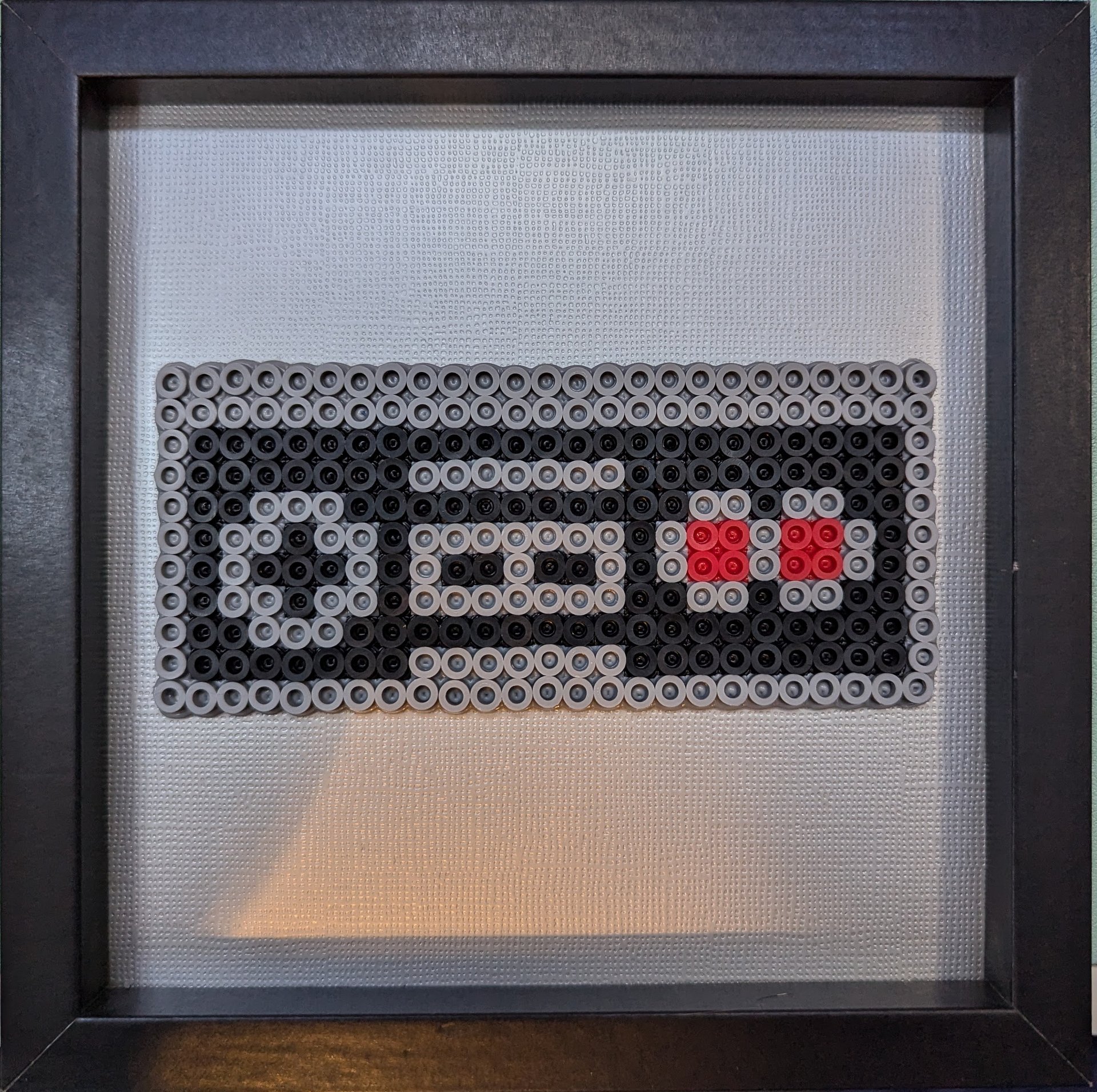 Framed Perler NES Controller product image (1)