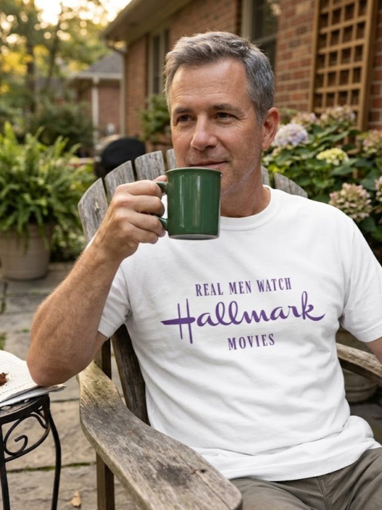 Real Men Watch Hallmark Movies Tee product image (1)