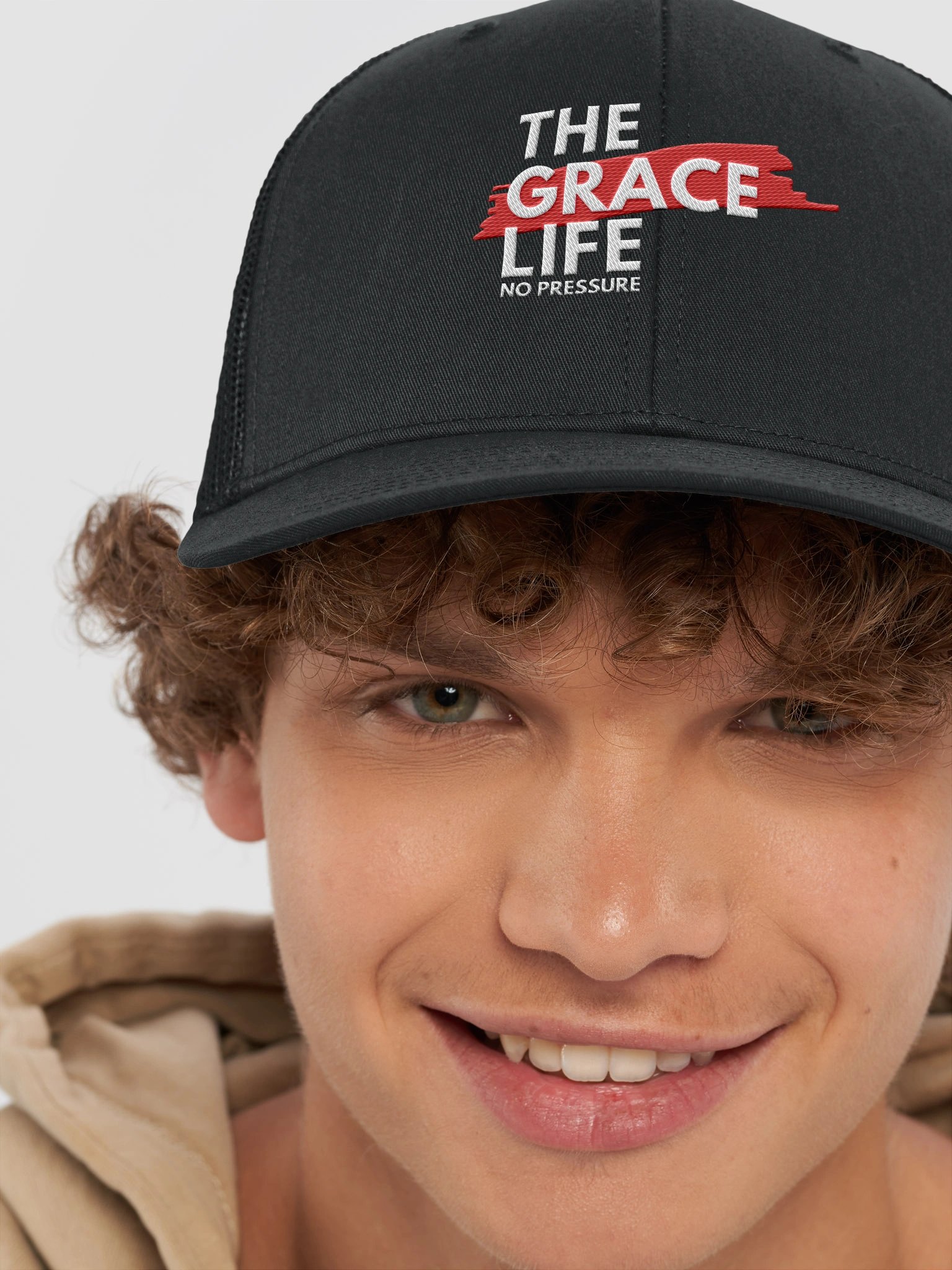 The Grace Life - Red Trucker Hat product image (29)