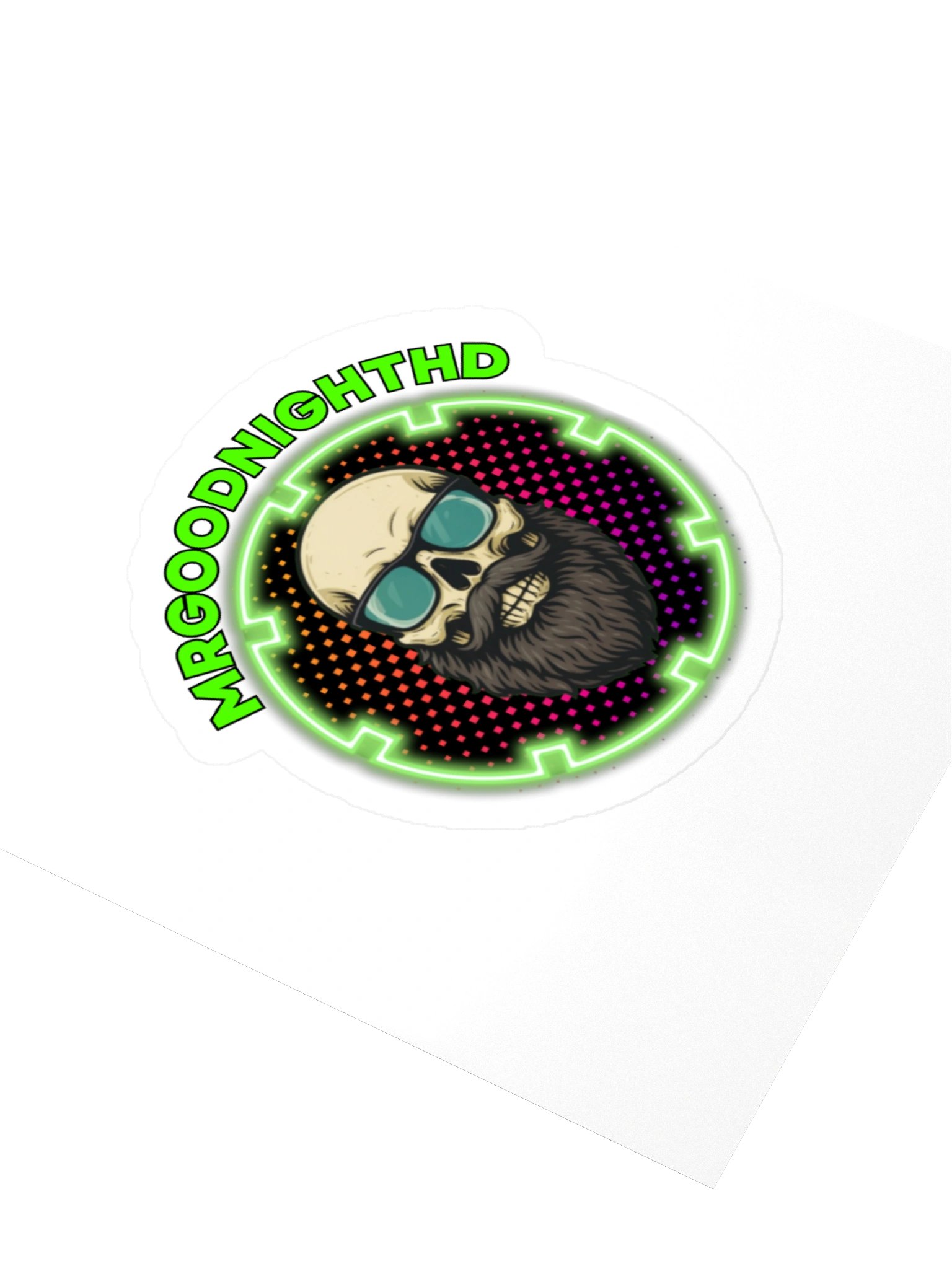 Official MRGOODNIGHTHD Skull Logo Vinyl Sticker / Decal product image (8)