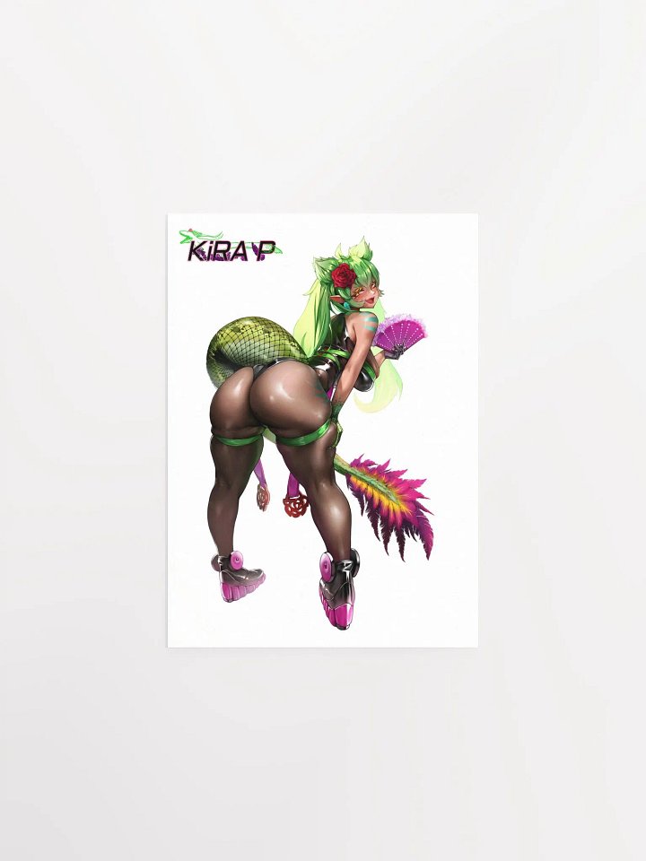 Raptor Girl Cake Poster product image (3)