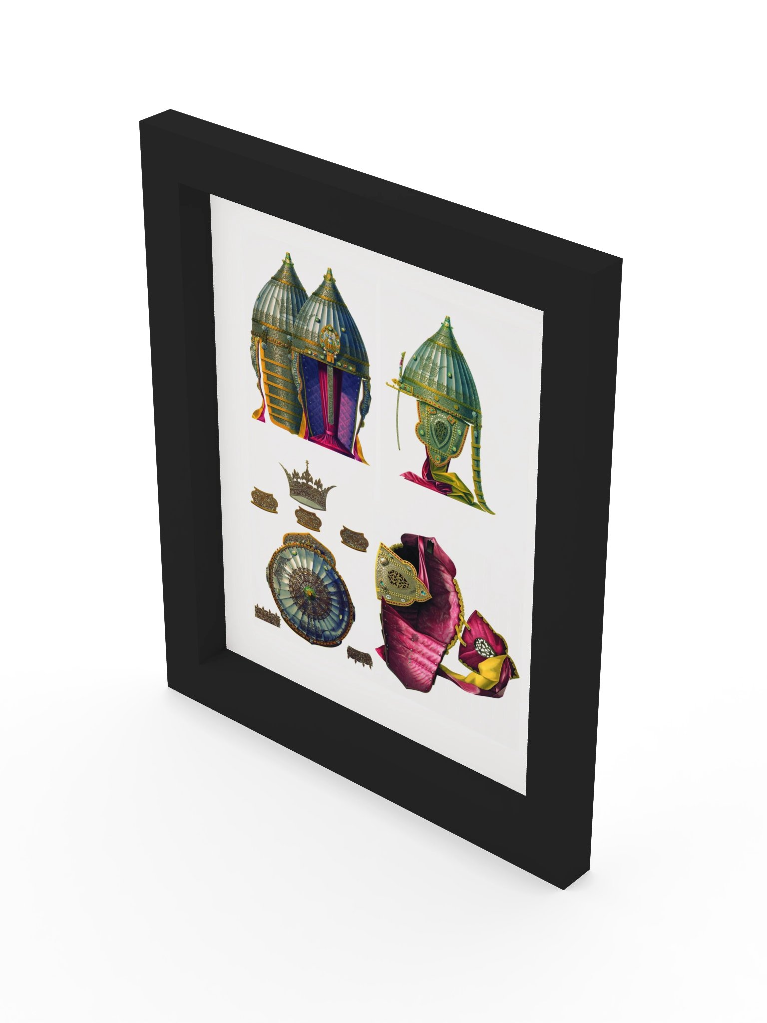 Saint Alexander Nevsky Helmet Framed Print product image (78)