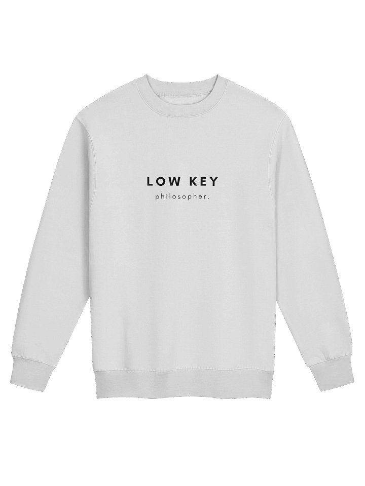 Low Key Philosopher Crewneck product image (1)