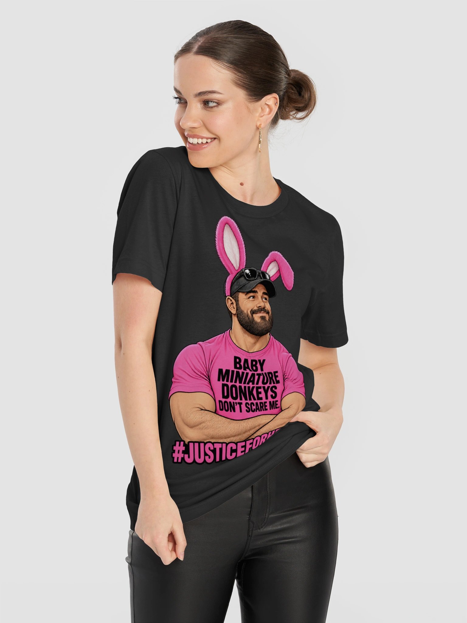 Baby Miniature Donkeys Don't Scare Me — Justice for HeeHaw Unisex T-Shirt product image (11)