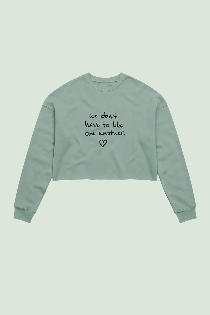 ONE ANOTHER printed cropped crewneck product image (1)
