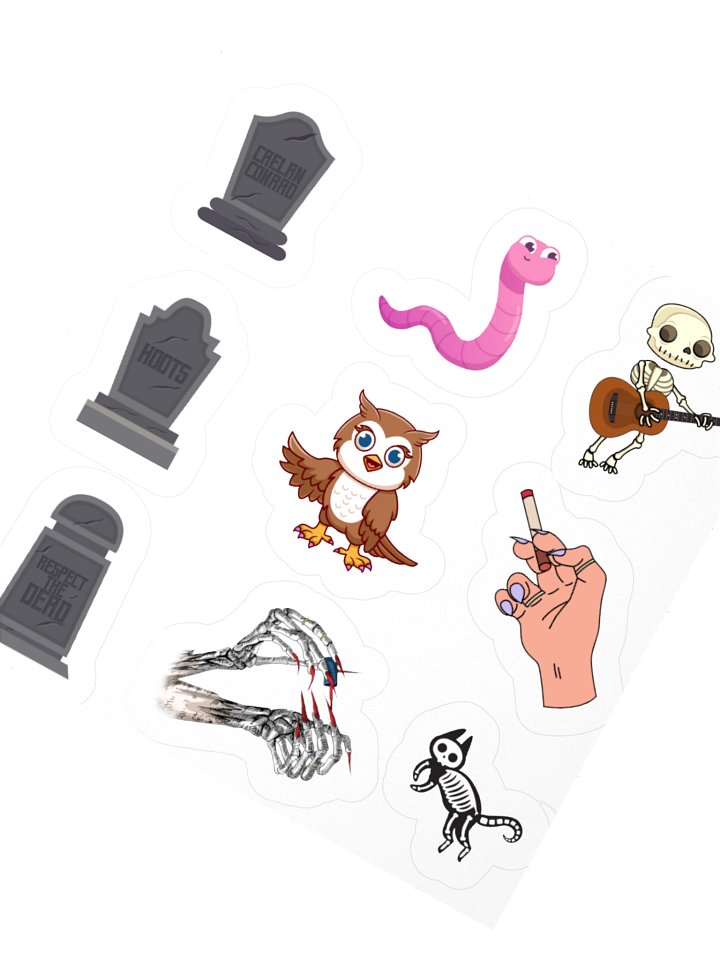 Graveyard Party Sticker Set product image (5)