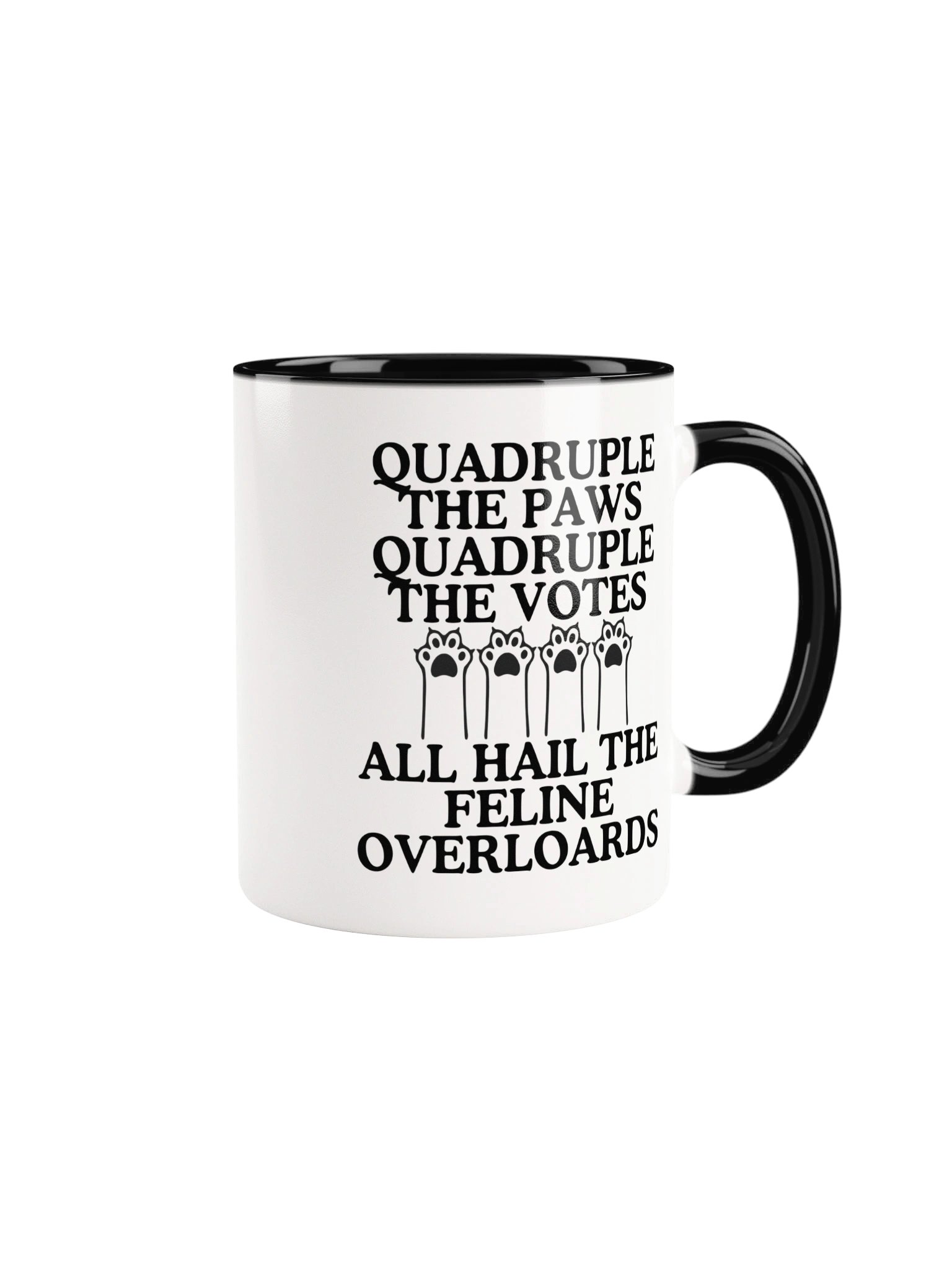 All Hail the Feline Overlords Cat Mug product image (1)