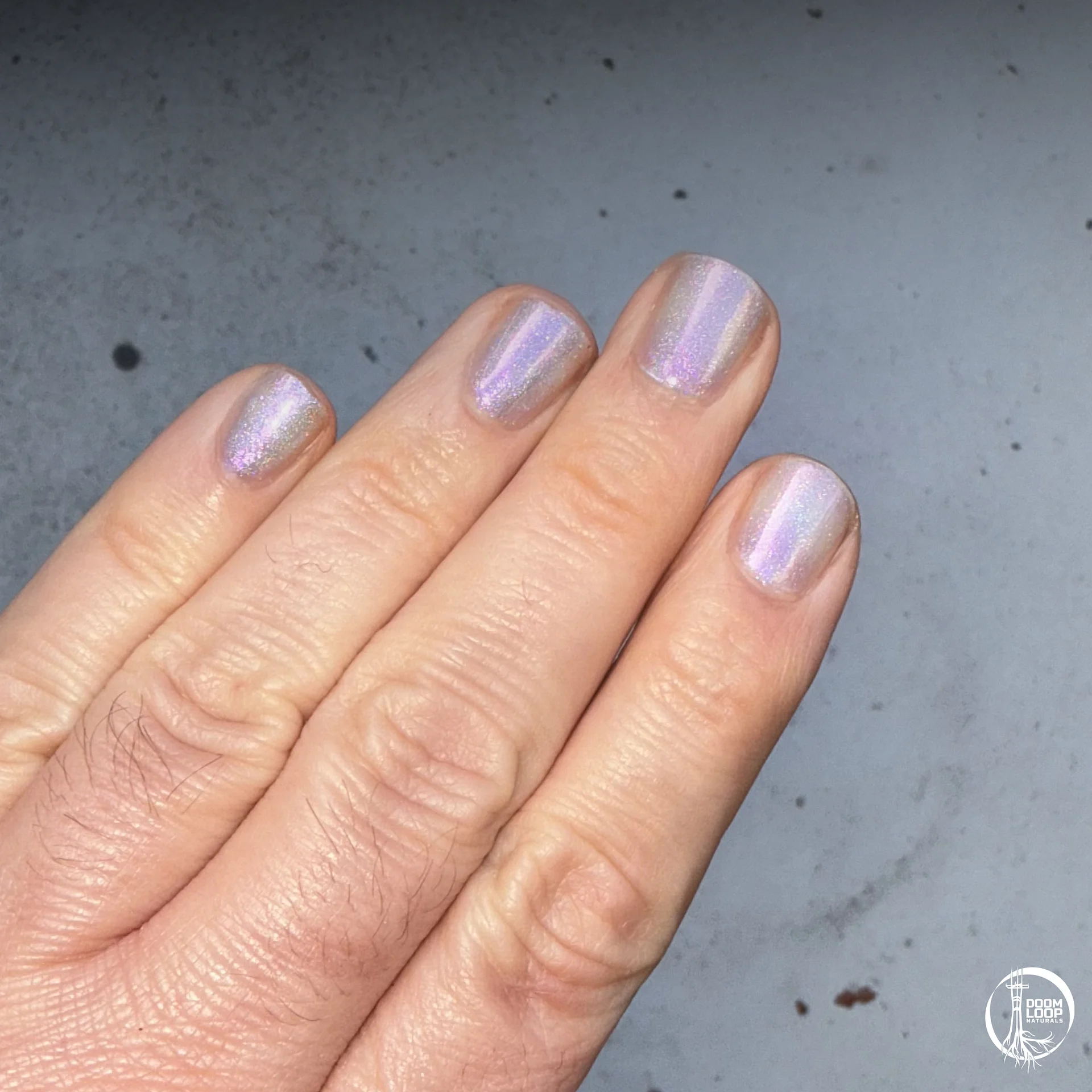UNCHAINED FELONIES - Holographic Lilac Shimmer Nail Polish product image (4)