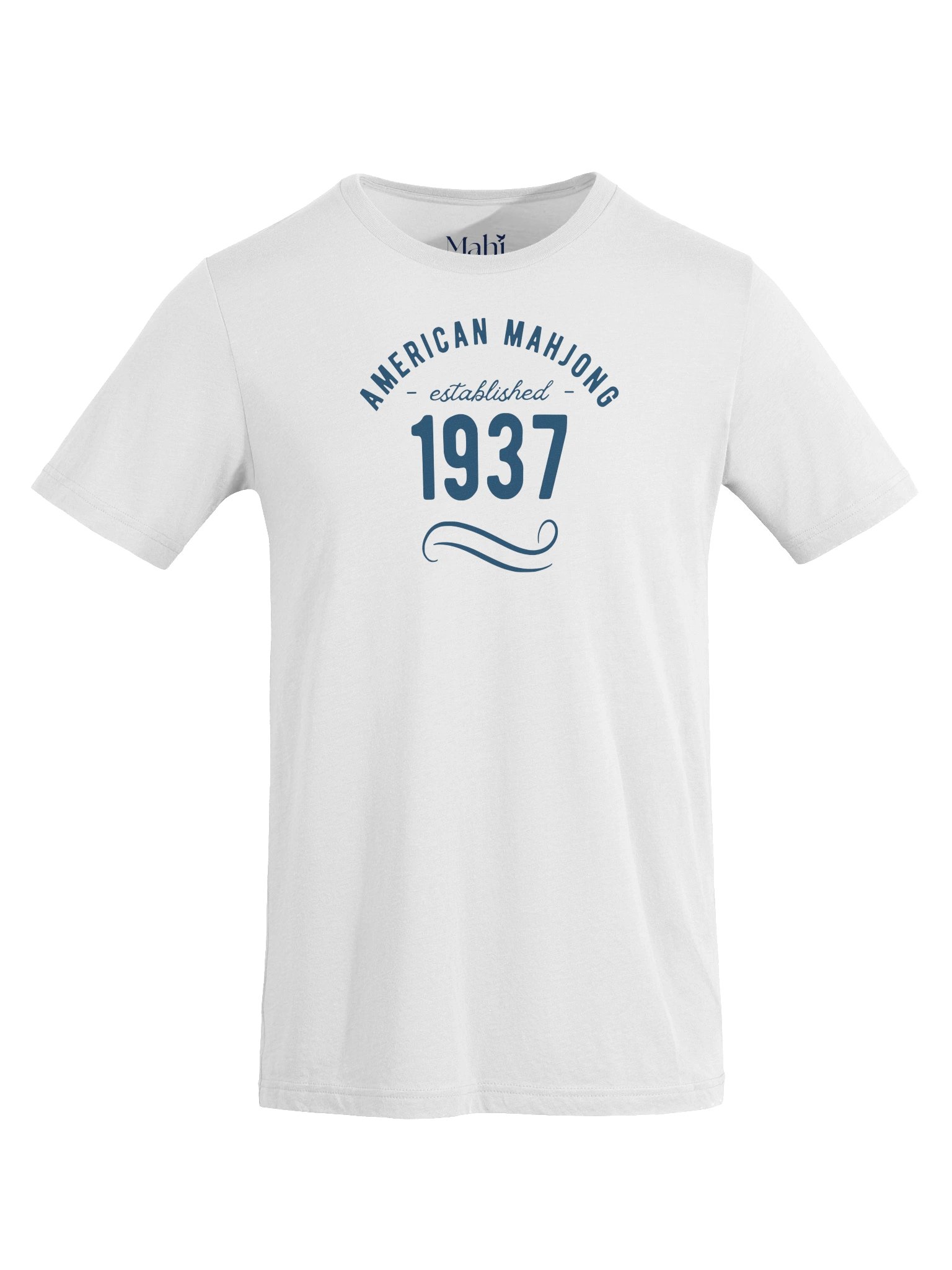 American Mahjong 1937 Vintage Blue Emblem Tee product image (8)