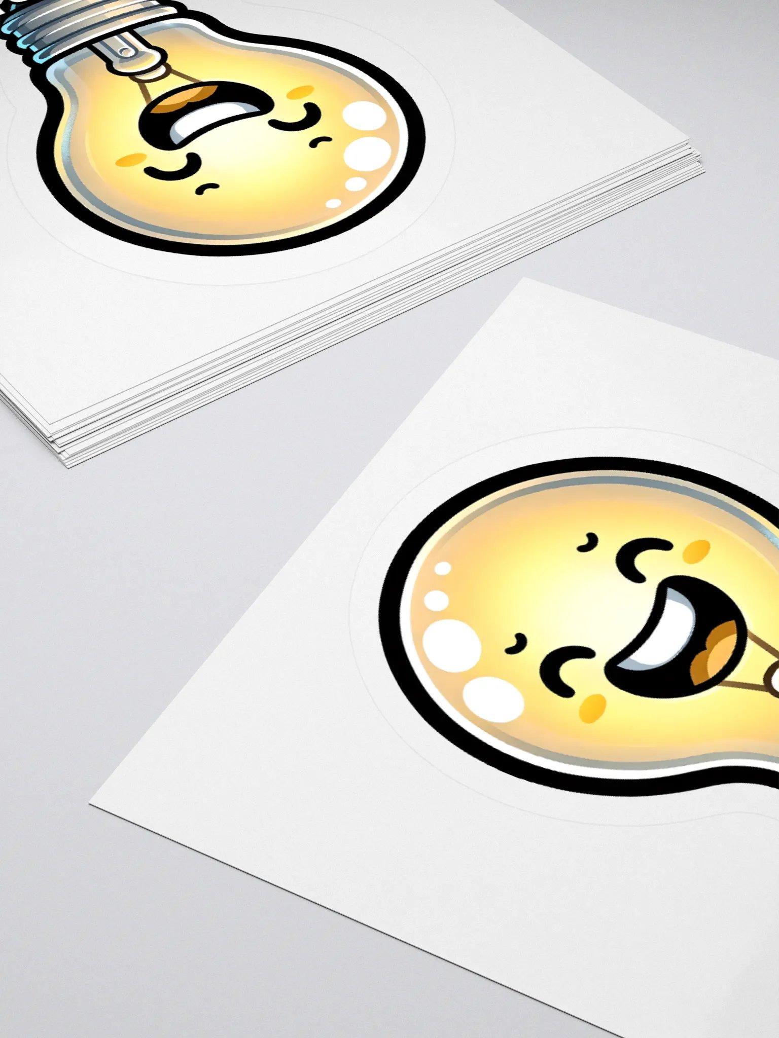 Not Too Bright Funny Lightbulb Pun Sticker product image (4)