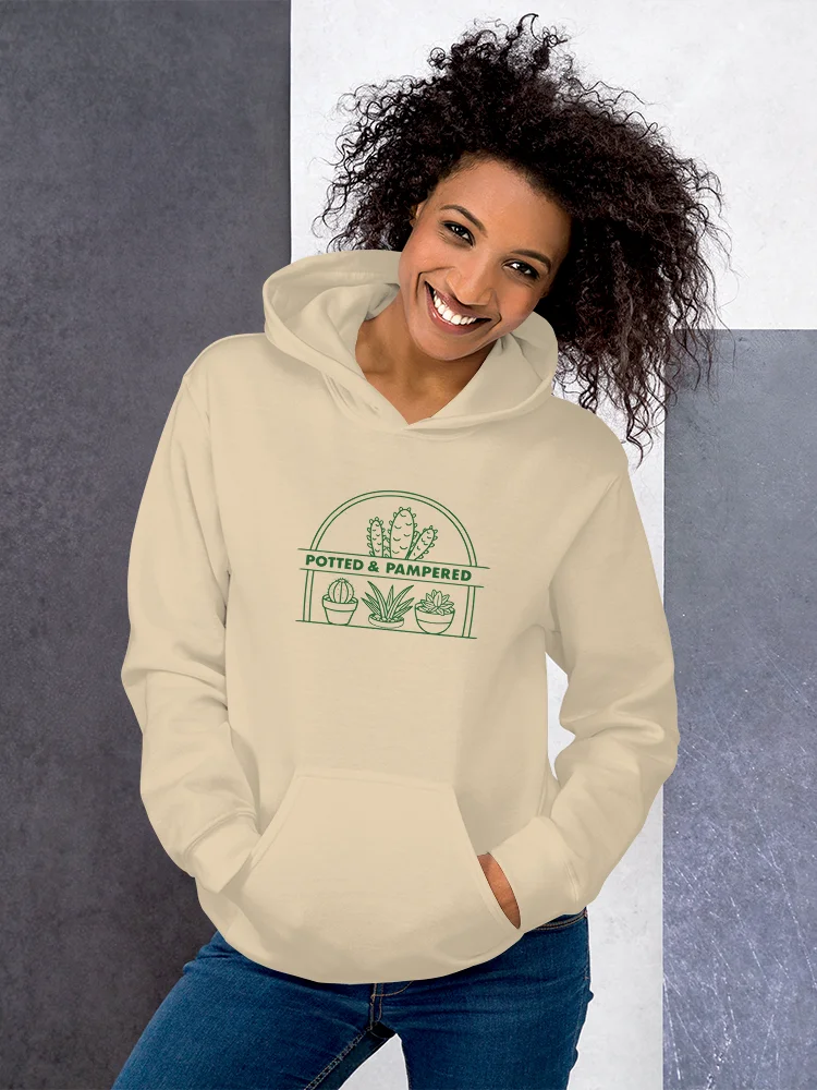 Potted & Pampered Succulent Serenity Hoodie product image (1)