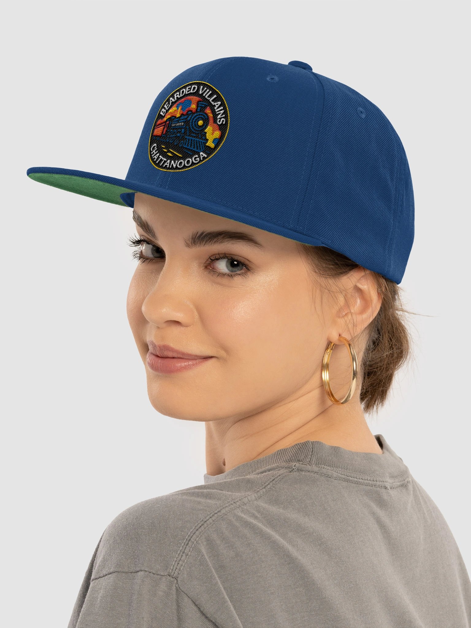 Chattanooga Bearded Villains Snapback Cap product image (5)