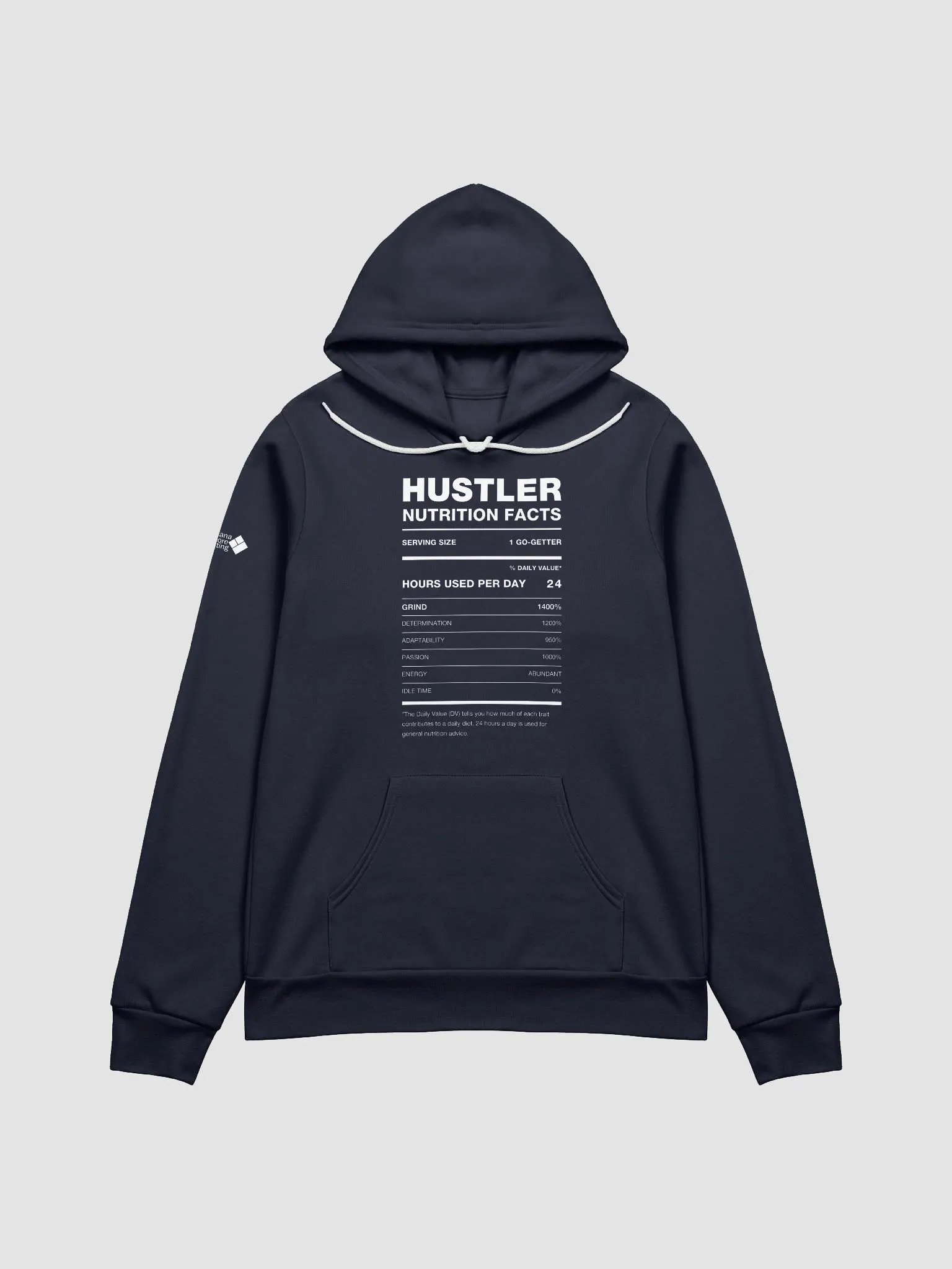 HUSTLER Nutrition Facts Comfort Hoodie product image (10)