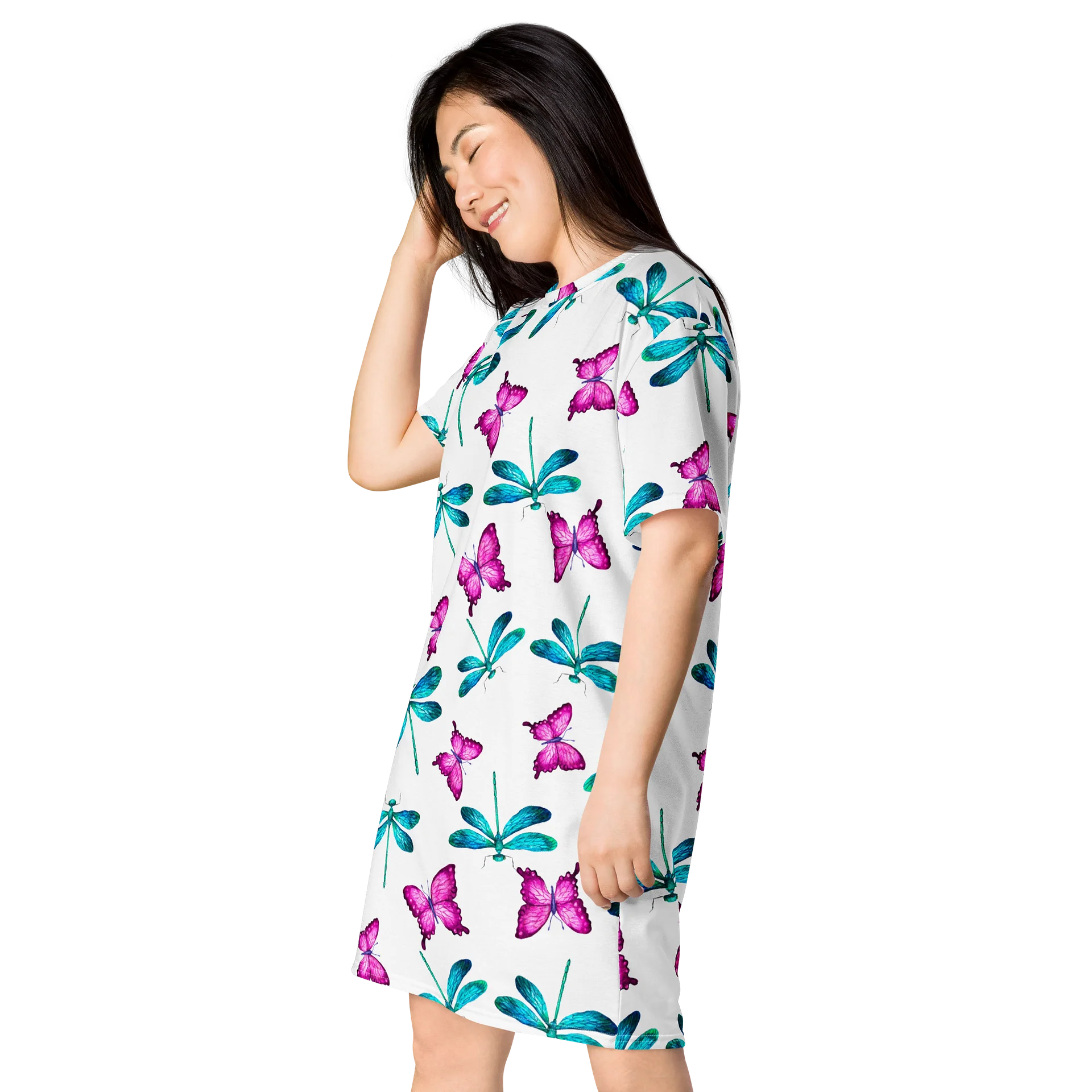 Whimsical Wings T-Shirt Dress product image (3)