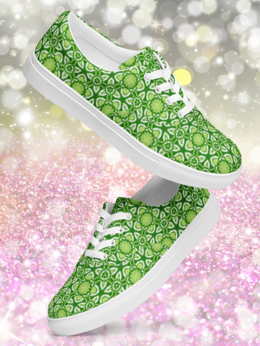 Symmetric Green Dream Lace-Ups product image (1)