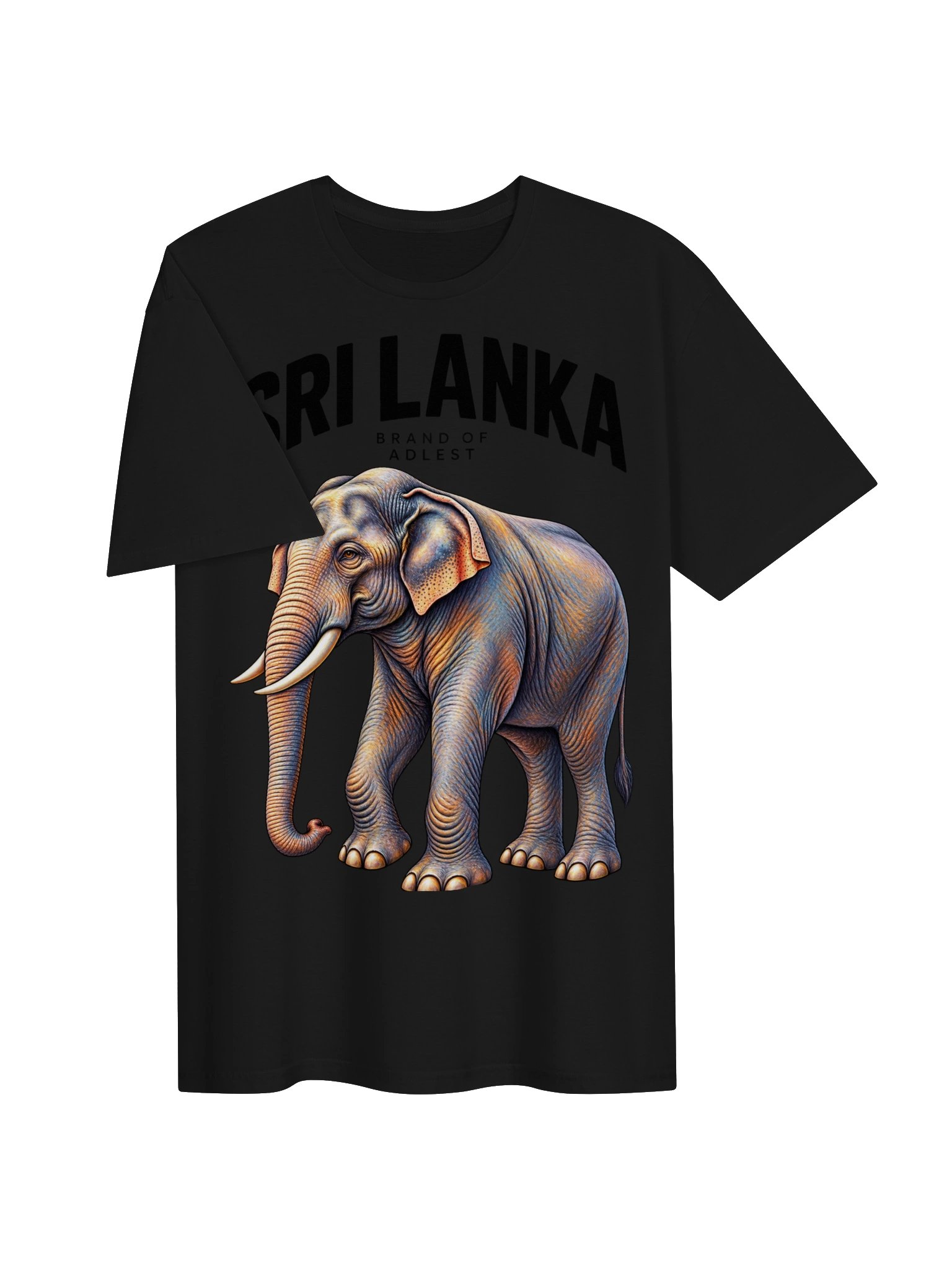 Vintage Style Sri Lanka Collegiate Elephant Graphic Tee product image (15)