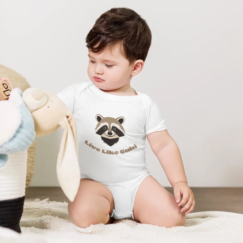 Happy Raccoon Baby Onesie product image (5)