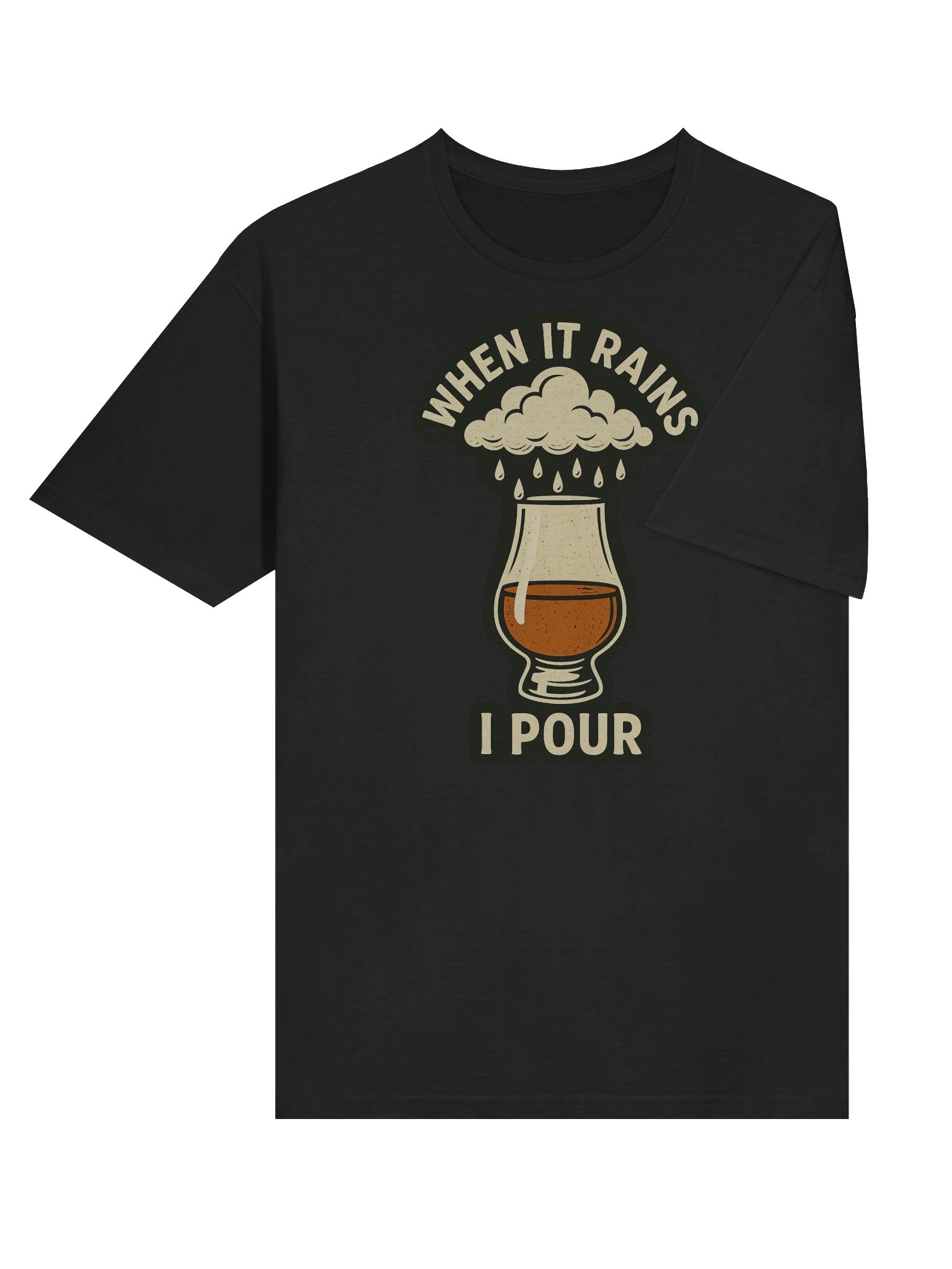 When It Rains I Pour Whiskey Weather Shirt product image (6)