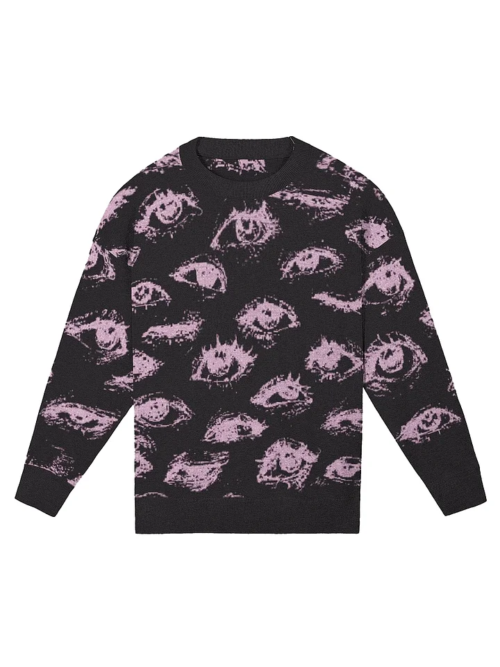 eyes on me // dark knit sweater product image (1)