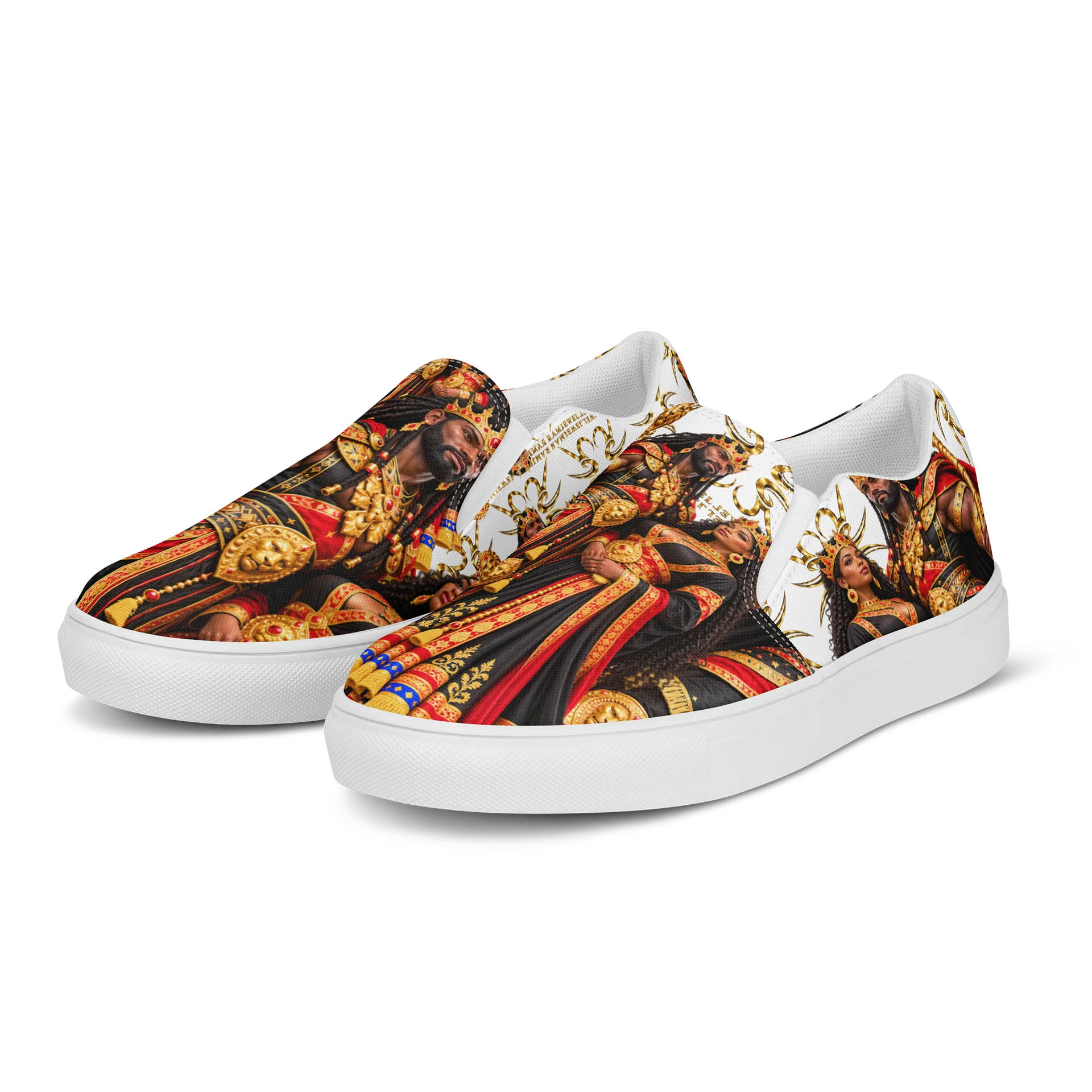Jew&Me Branded Slip-On Canvas Shoes Design M1 product image (3)