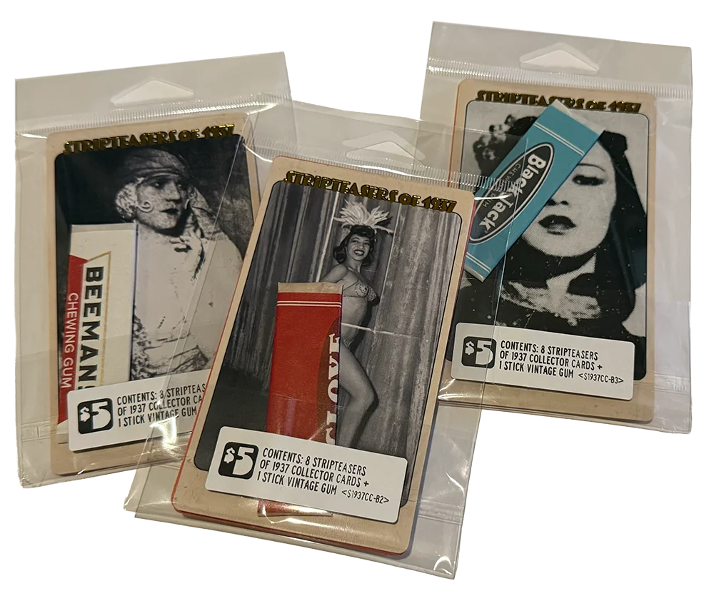 Single Pack - Stripteasers of 1937 Collector Cards product image (1)