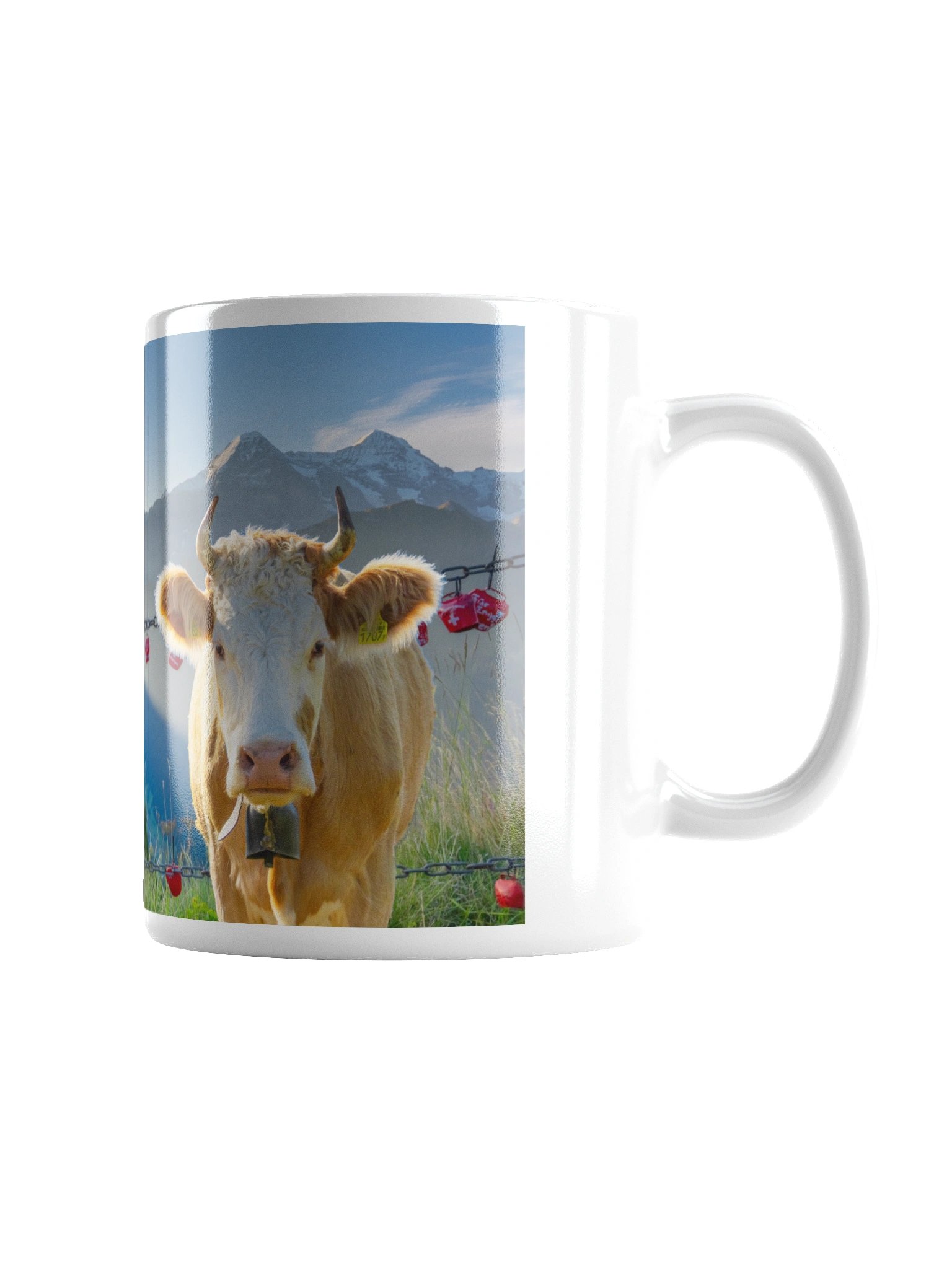 Cow with cowbell hearts Schynige Platte product image (5)