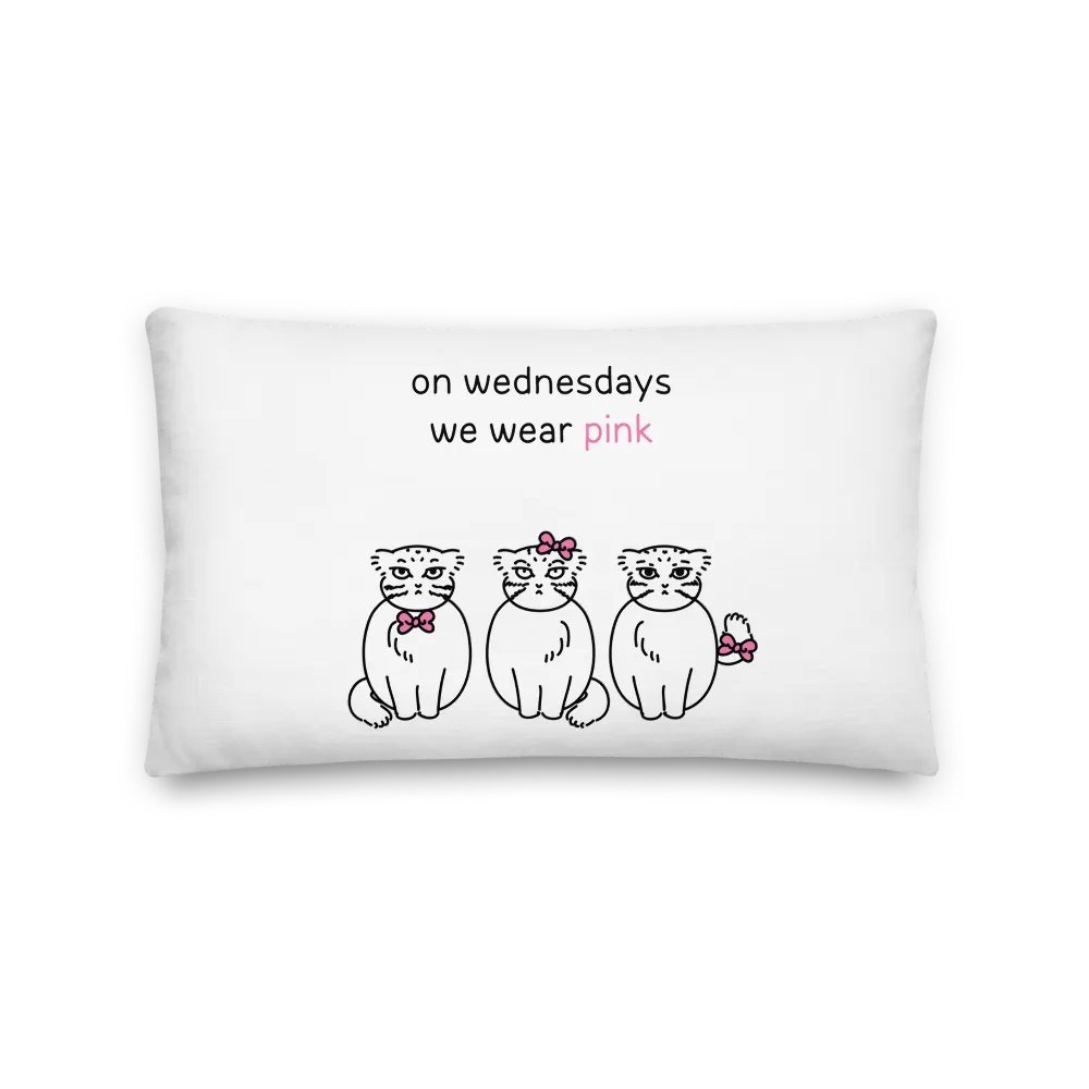 Pink Wednesdays Manul - Pillow product image (2)