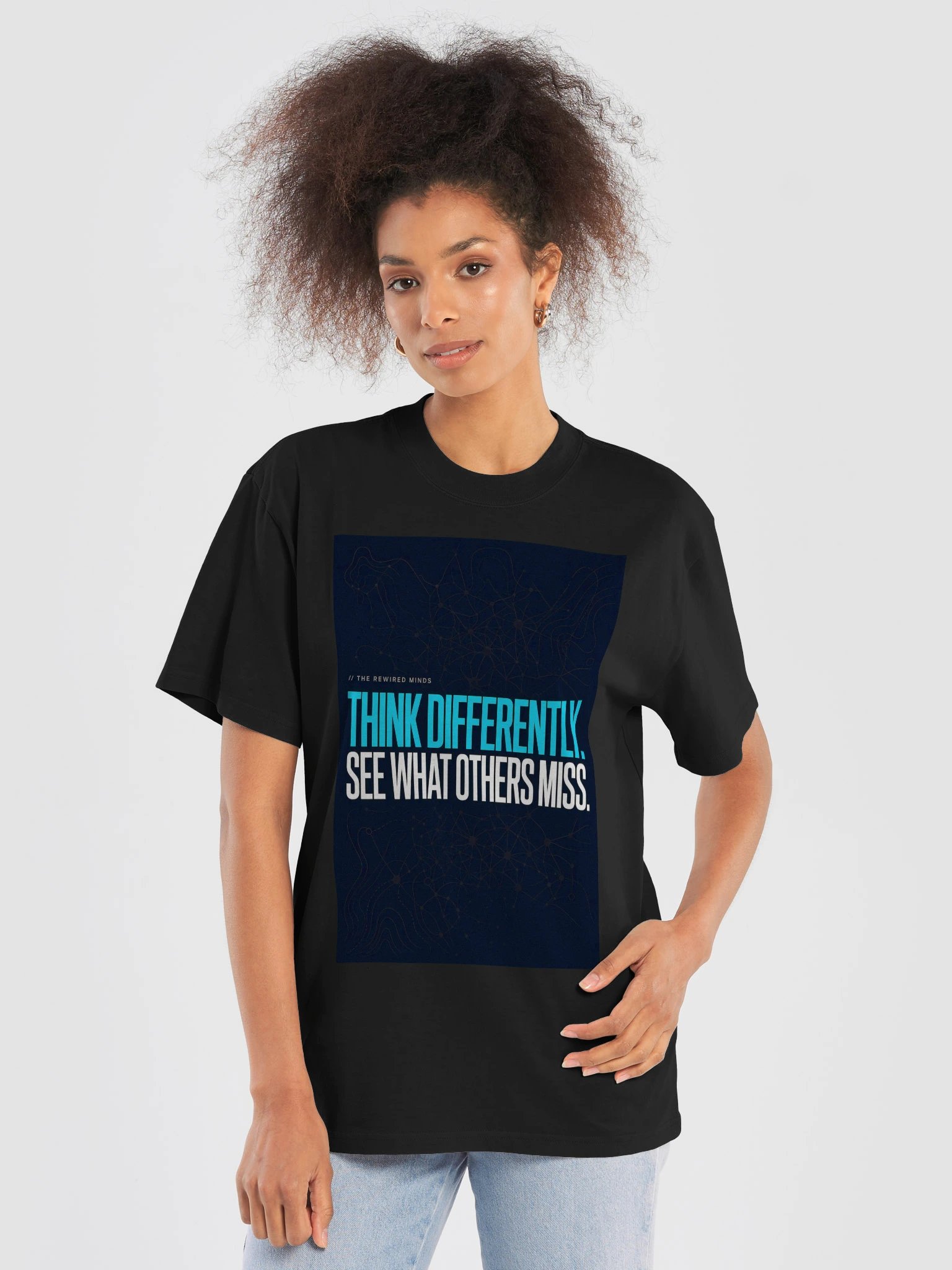 Think Differently Rewired Minds Tee product image (5)