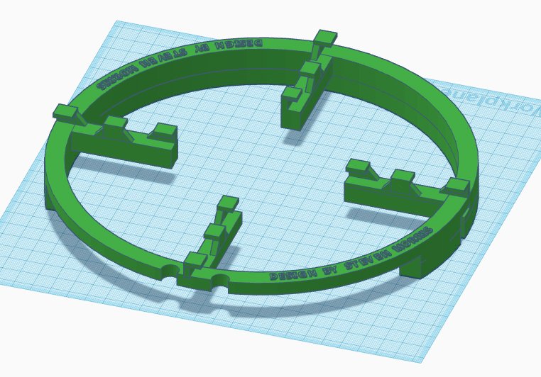 RASA 8 Diffration Spike Mask V4 Print File Download product image (1)