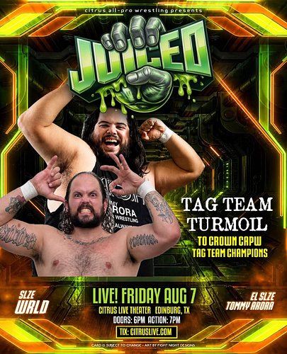 Nobody has ever held CAPW Tag Team gold. 🏆

That changes August 7th.

TAG TEAM TURMOIL. Five teams. One set of belts that has...