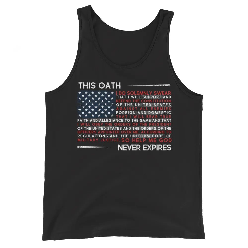 Veteran Oath Tank Top product image (1)