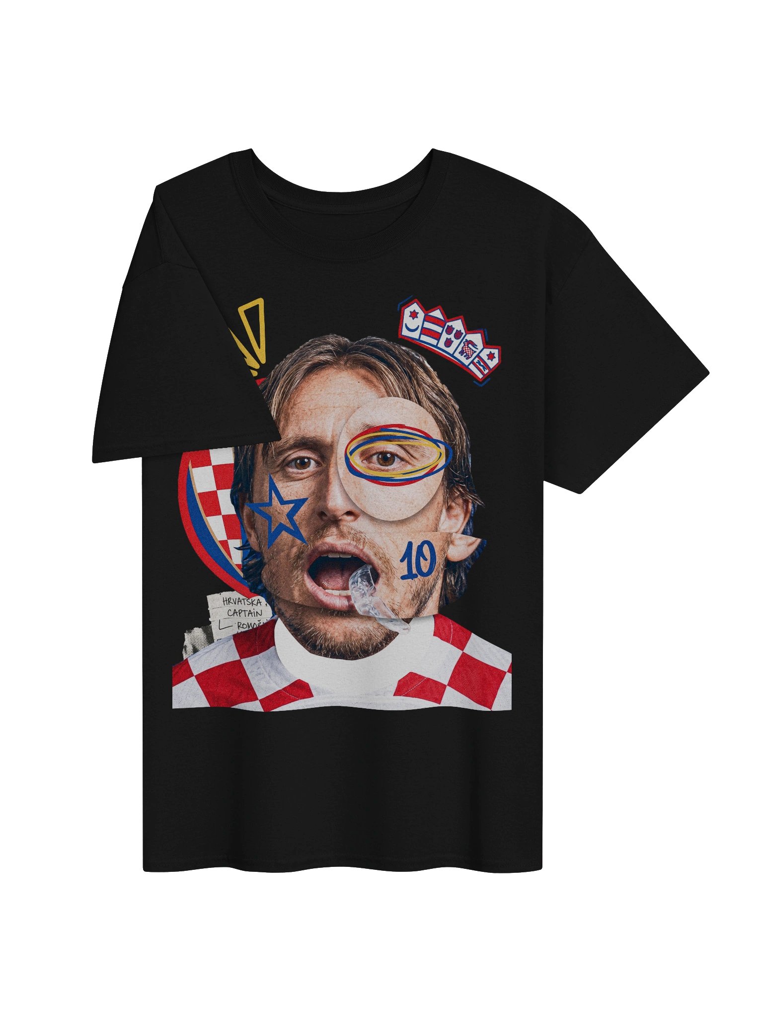 Croatia "Modric" Football Icon T-Shirt product image (3)