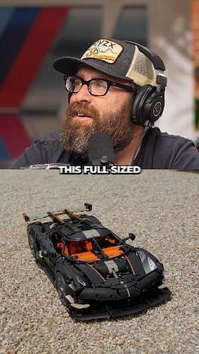 This is a Koenigsegg Sadair's Spear made ENTIRELY OUT OF LEGO? Is this a marvel of brick building, a waste of everyone's time...