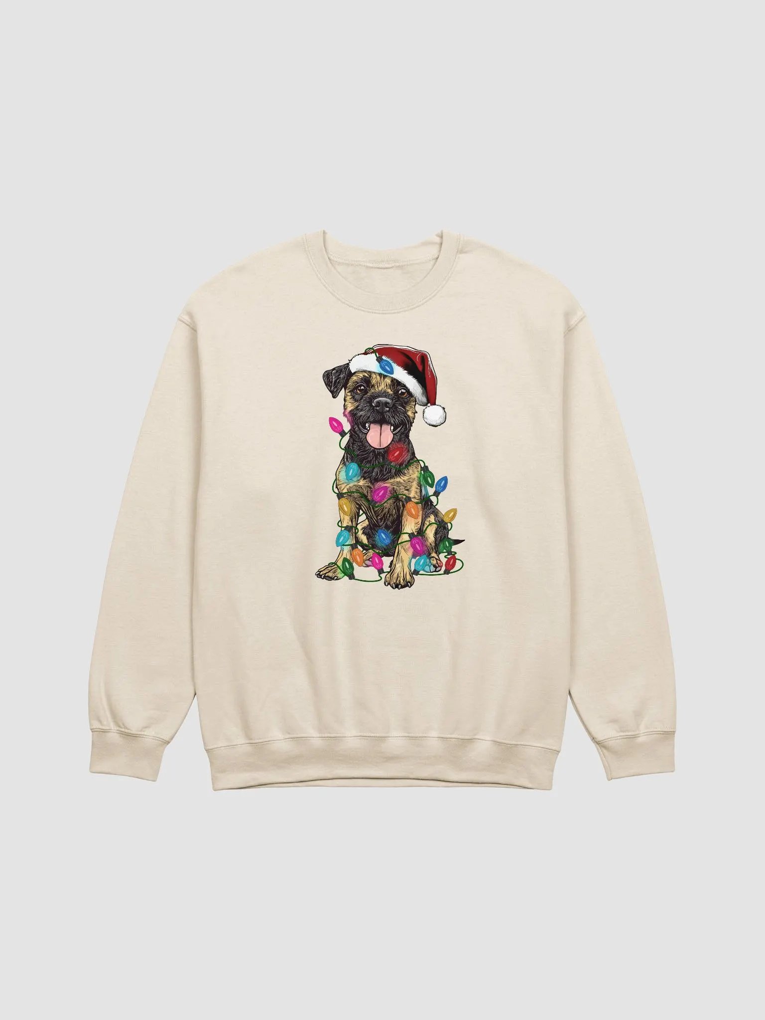 Funny Border Terrier(Black & Tan) Christmas Sweatshirt product image (22)