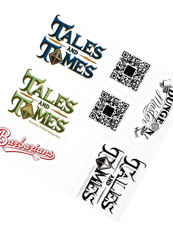 Tales & Tomes and more Stickers!! - Premium Vinyl Pack product image (5)