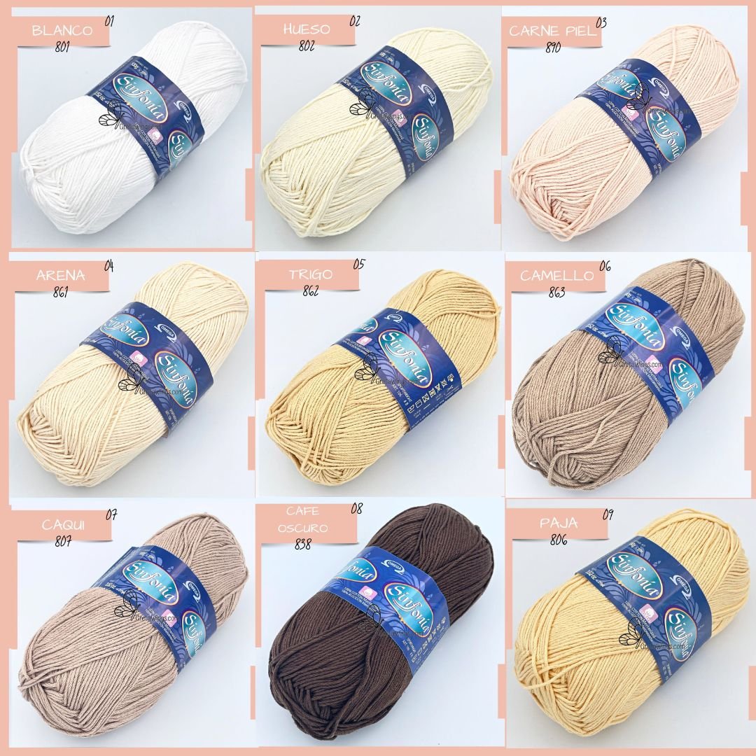 SINFONIA – Premium Mercerized Cotton Yarn🧶 [100g]100% Mercerized Cotton product image (2)