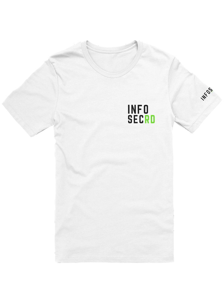 InfoSecRD White T-shirt product image (1)