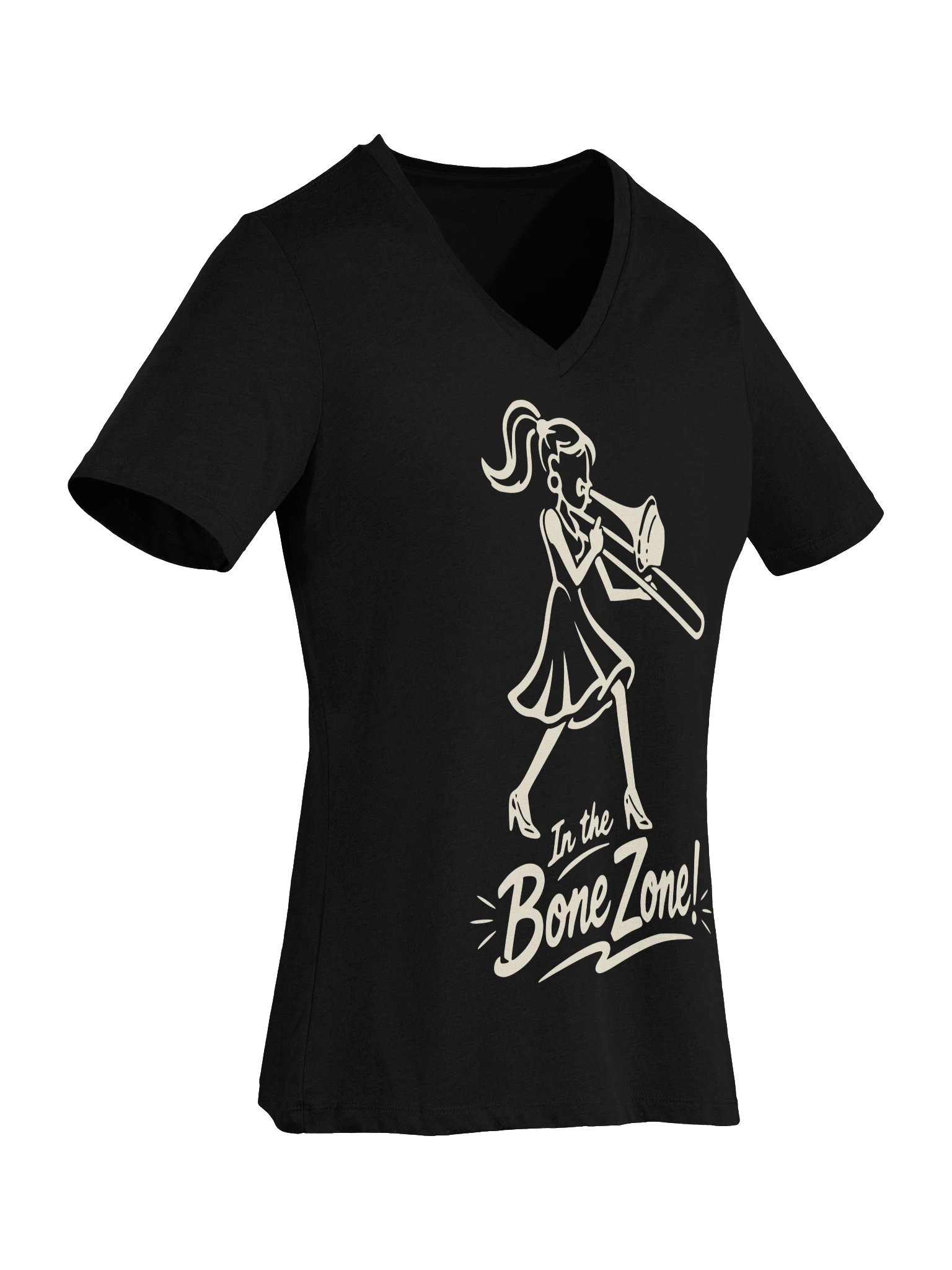 In the Bone Zone! Women's V-Neck Tee product image (37)