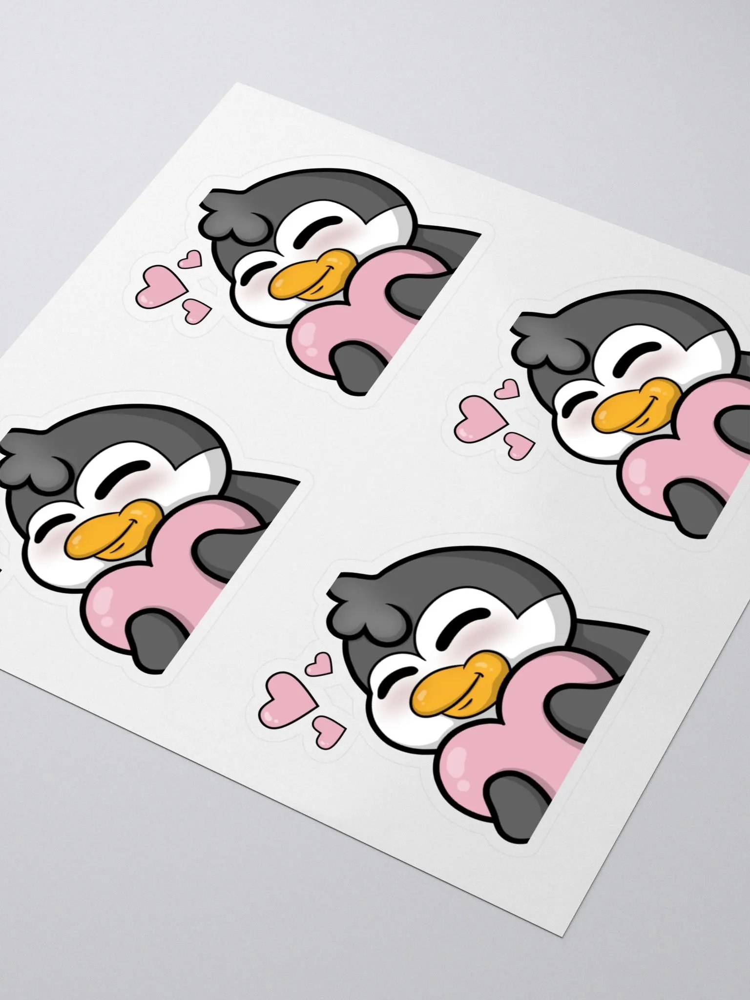 "Holding Heart" Lil' Guy - Sticker Sheet product image (3)