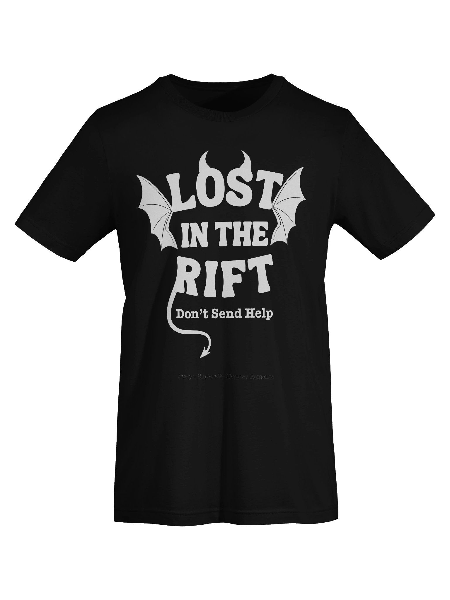 "Lost in the Rift" Bella+Canvas T-Shirt - white text on dark colors product image (7)