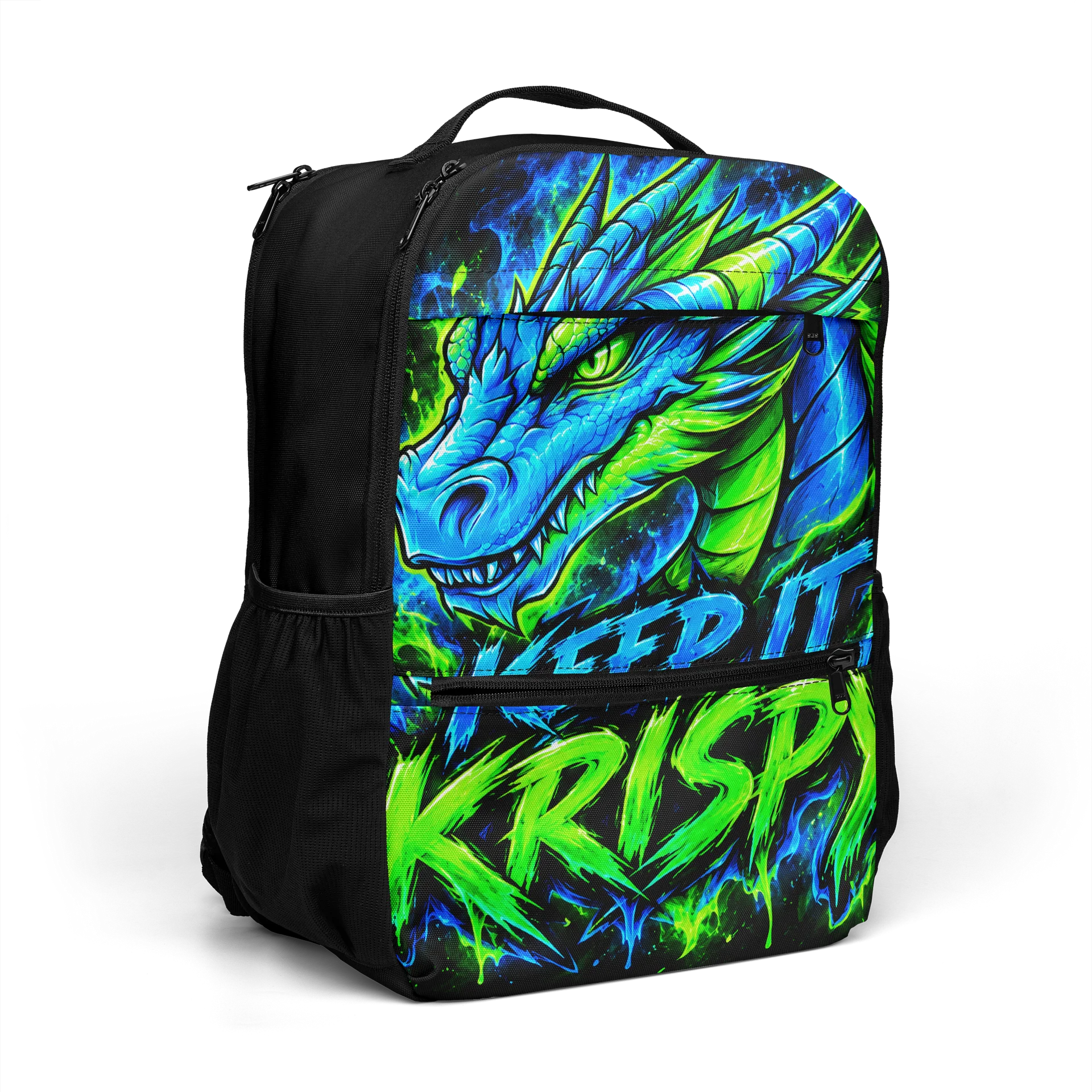 Keep It Krispy Neon Dragon Backpack product image (7)