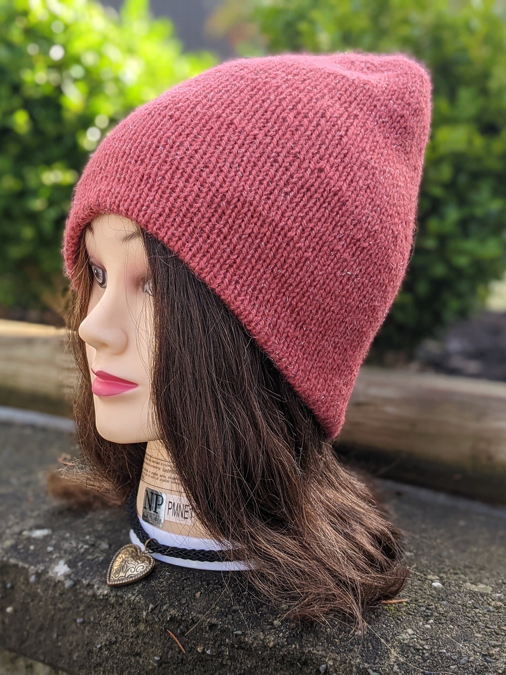 Double Layer Reversible Hat Knitting Pattern product image (7)