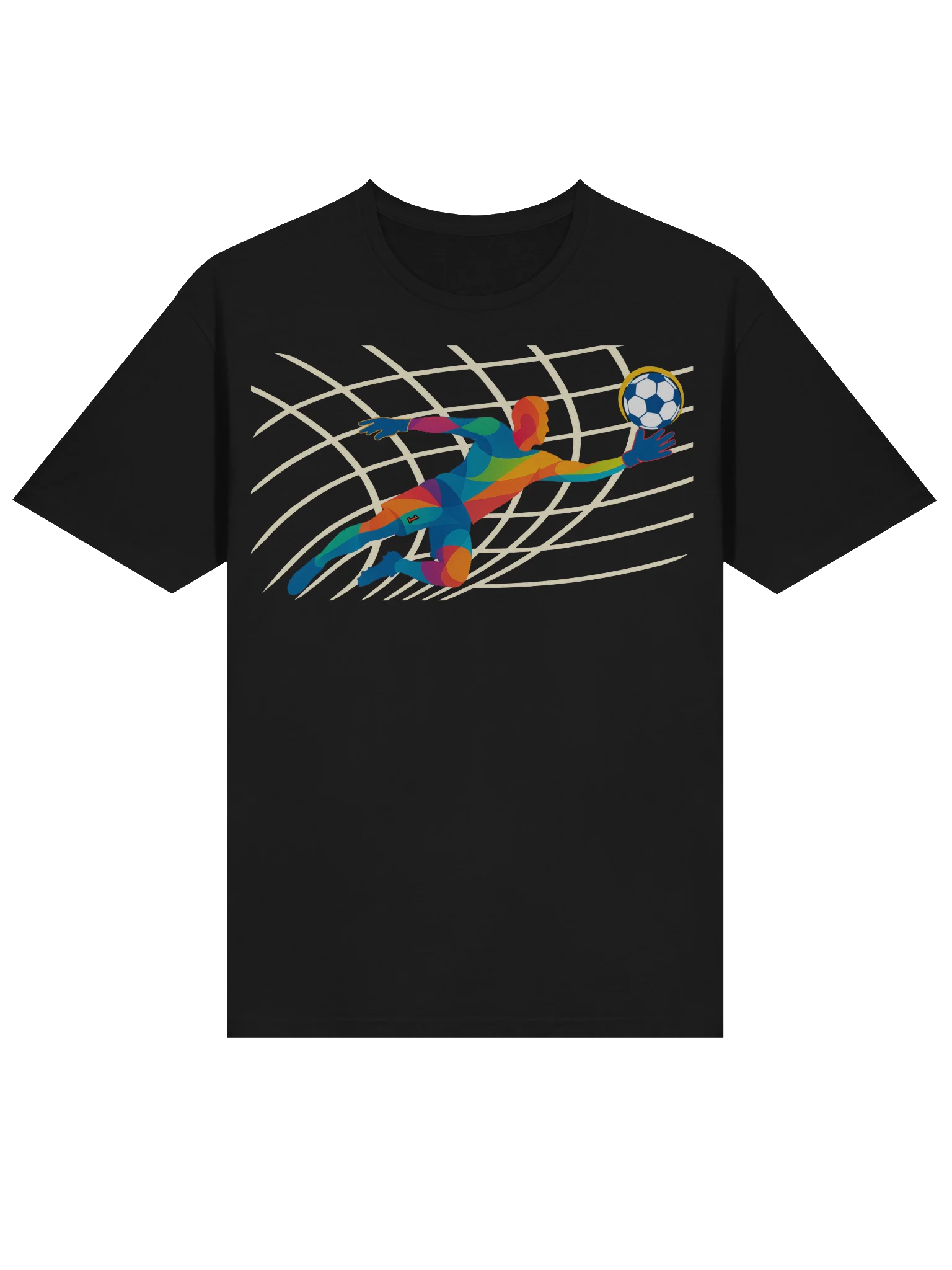 Diving Save: Colorful Goalkeeper Tee product image (3)
